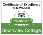 Certificate of Excellence Southview Cottage